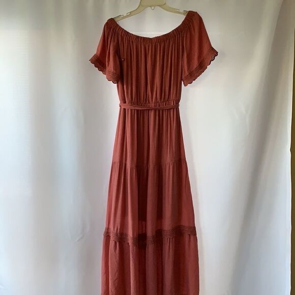 NWOT BoHo Maxi dress by A.U.W. - Picture 2 of 9